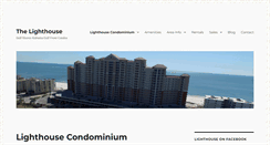 Desktop Screenshot of lighthouse-condo.com